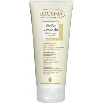 Logona Weiße Lavaerde Waschcreme Lotusblüte 200ml - zum Schließen ins Bild klicken